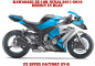 Preview: Beispiel Bild für die Farben, EV-R Blau für Kawasaki ZX-10R Ninja 2011-2015